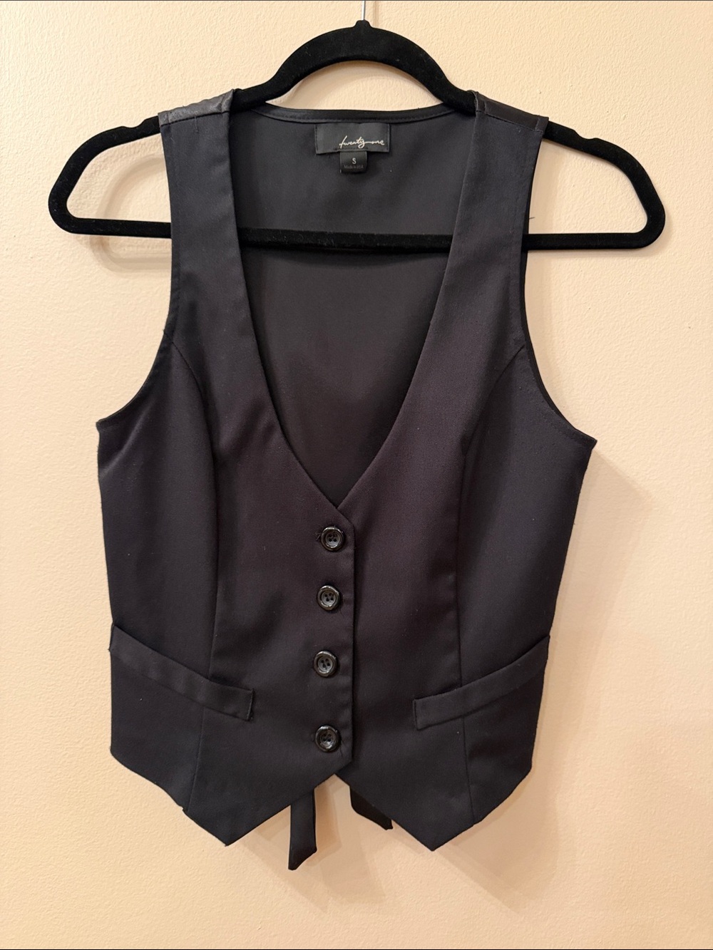 Forever 21 Black Women's Vest Bodysuit